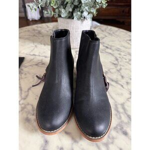 NWT Nordstrom Black Tucker + Tate Harper Zip Heeled Booties Toddler Kids Size 4M